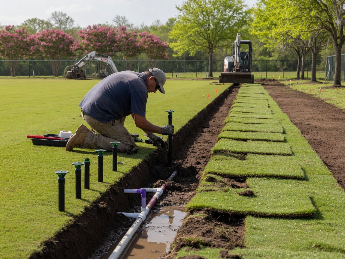 Sprinkler System Installation